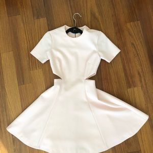 Elizabeth and James light pink cutout dress